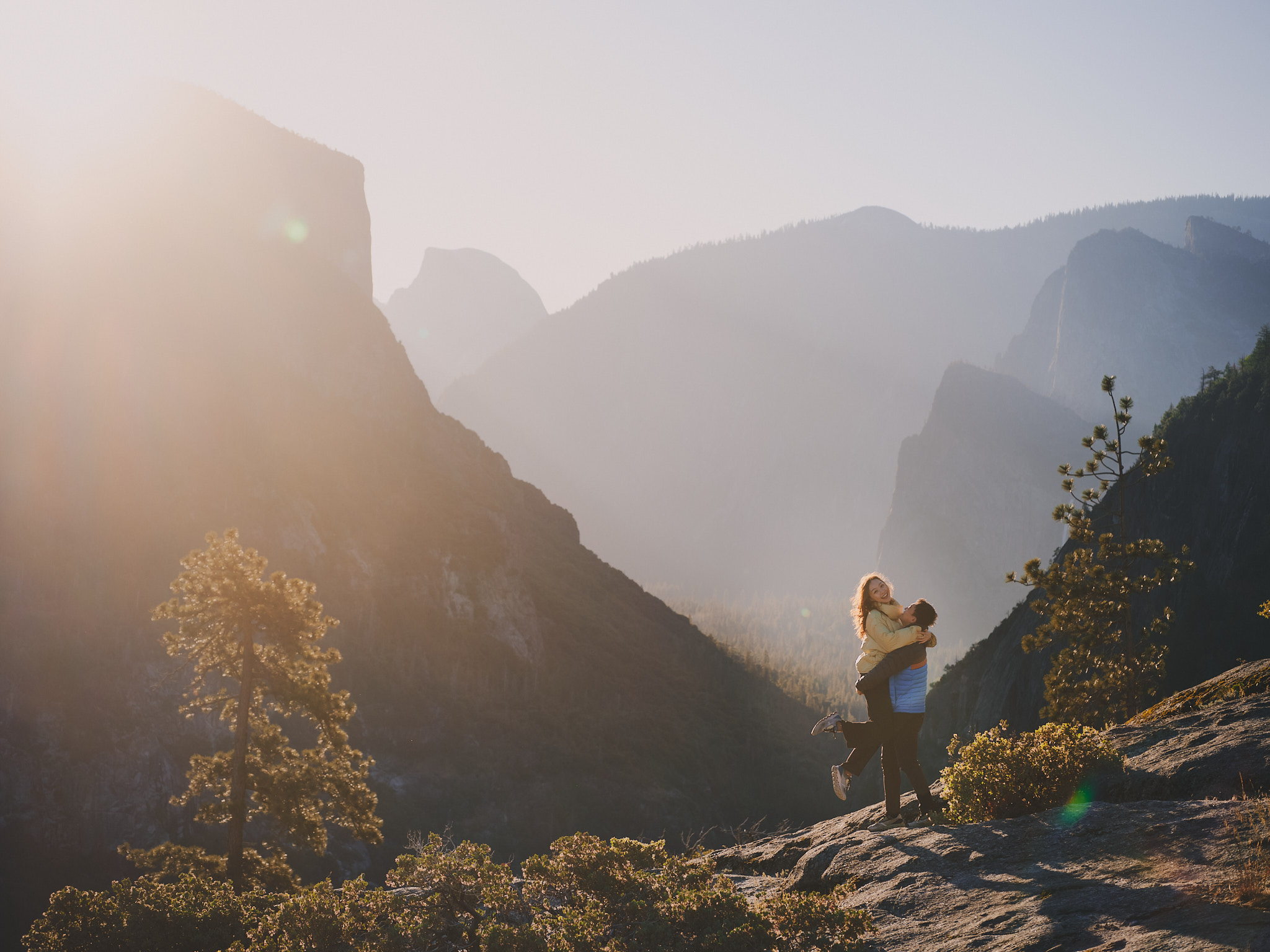 Couple in the mountains